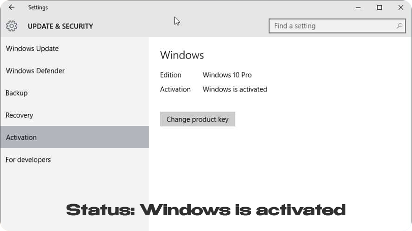 windows activated